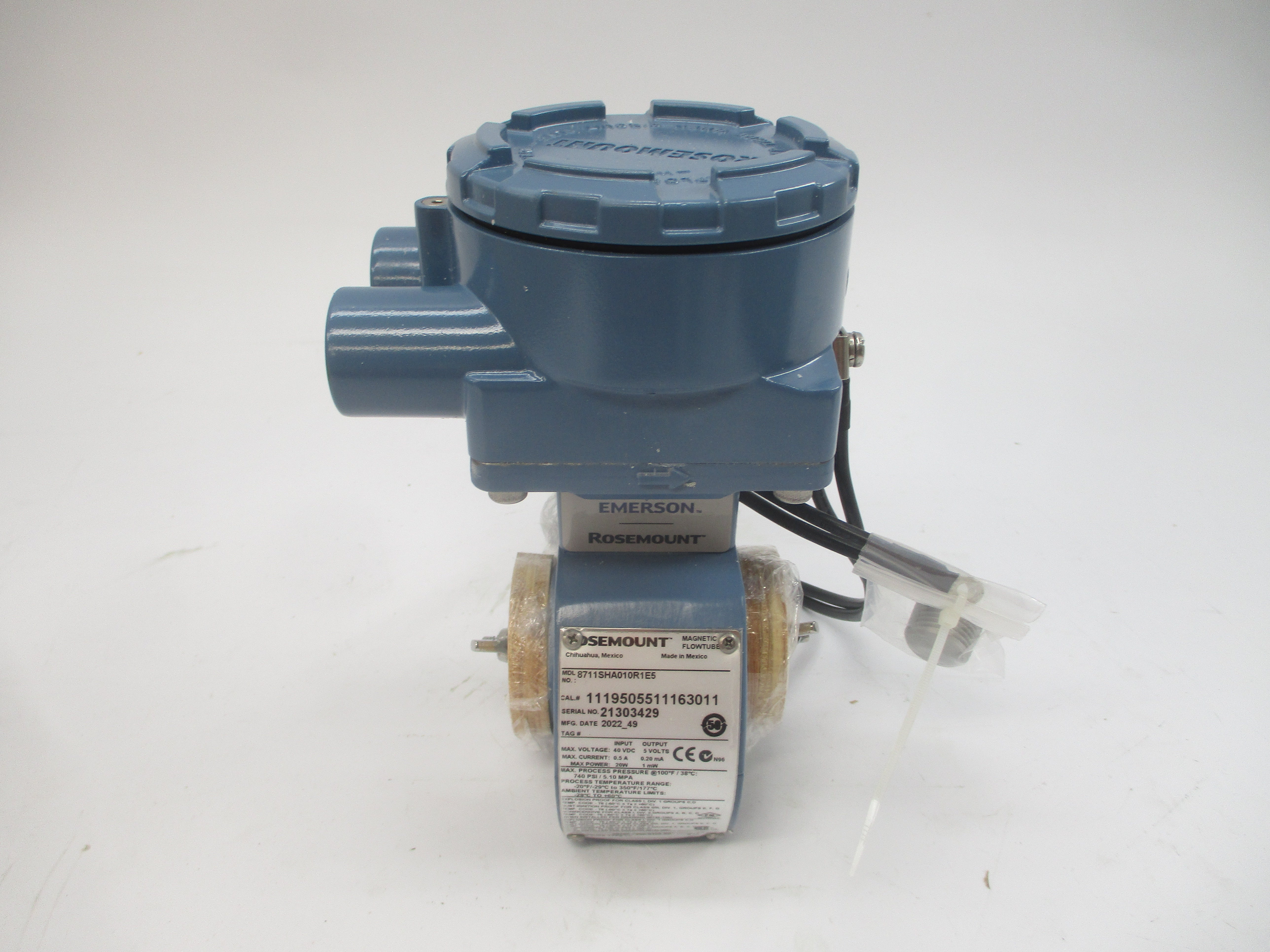 ROSEMOUNT 8711SHA010R1E5 40VDC 0.5A 740PSI NSMP