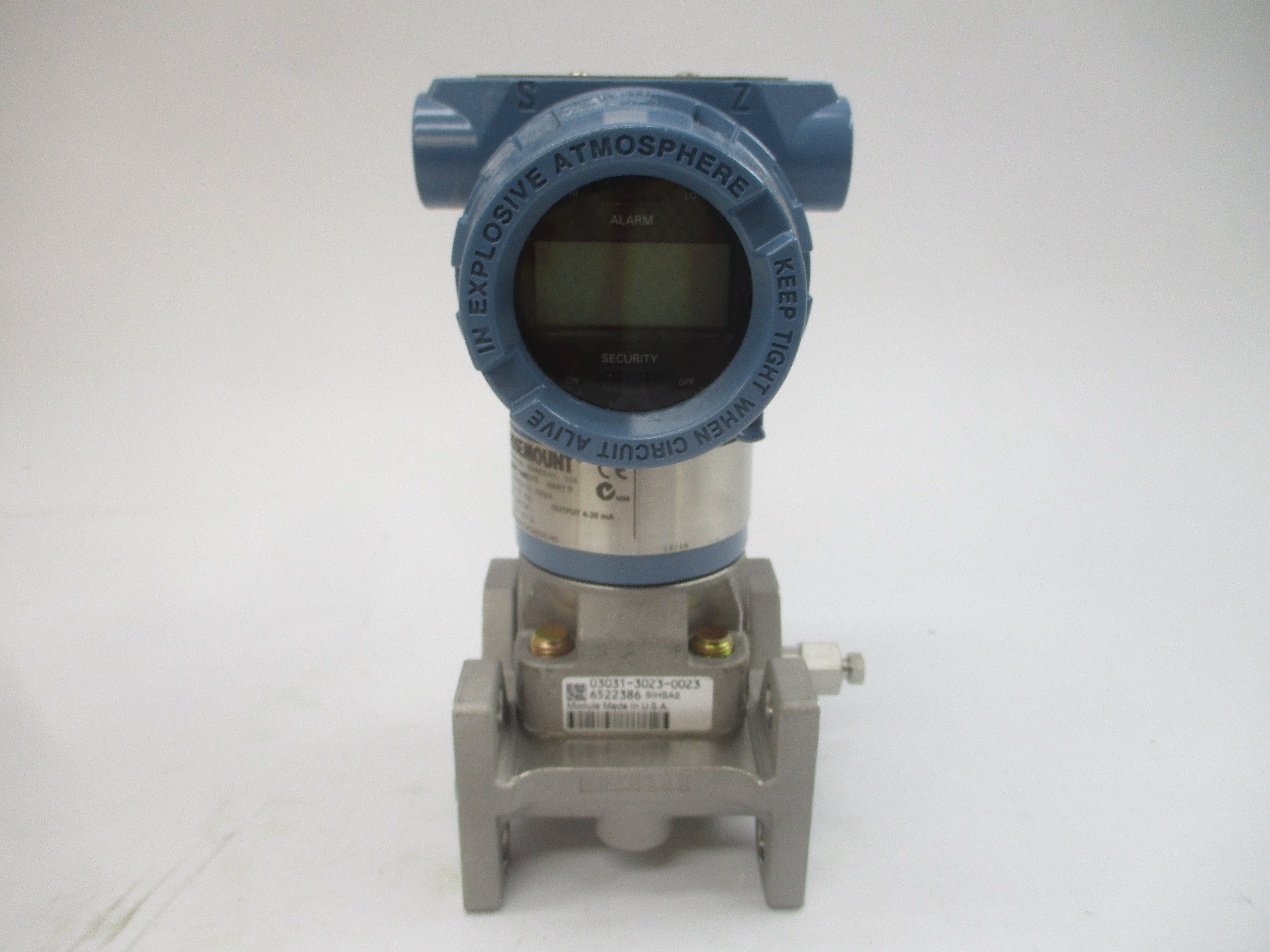 ROSEMOUNT 3051CA2A03A1AH2B1M5 10.5-55VDC 150PSI NSMP