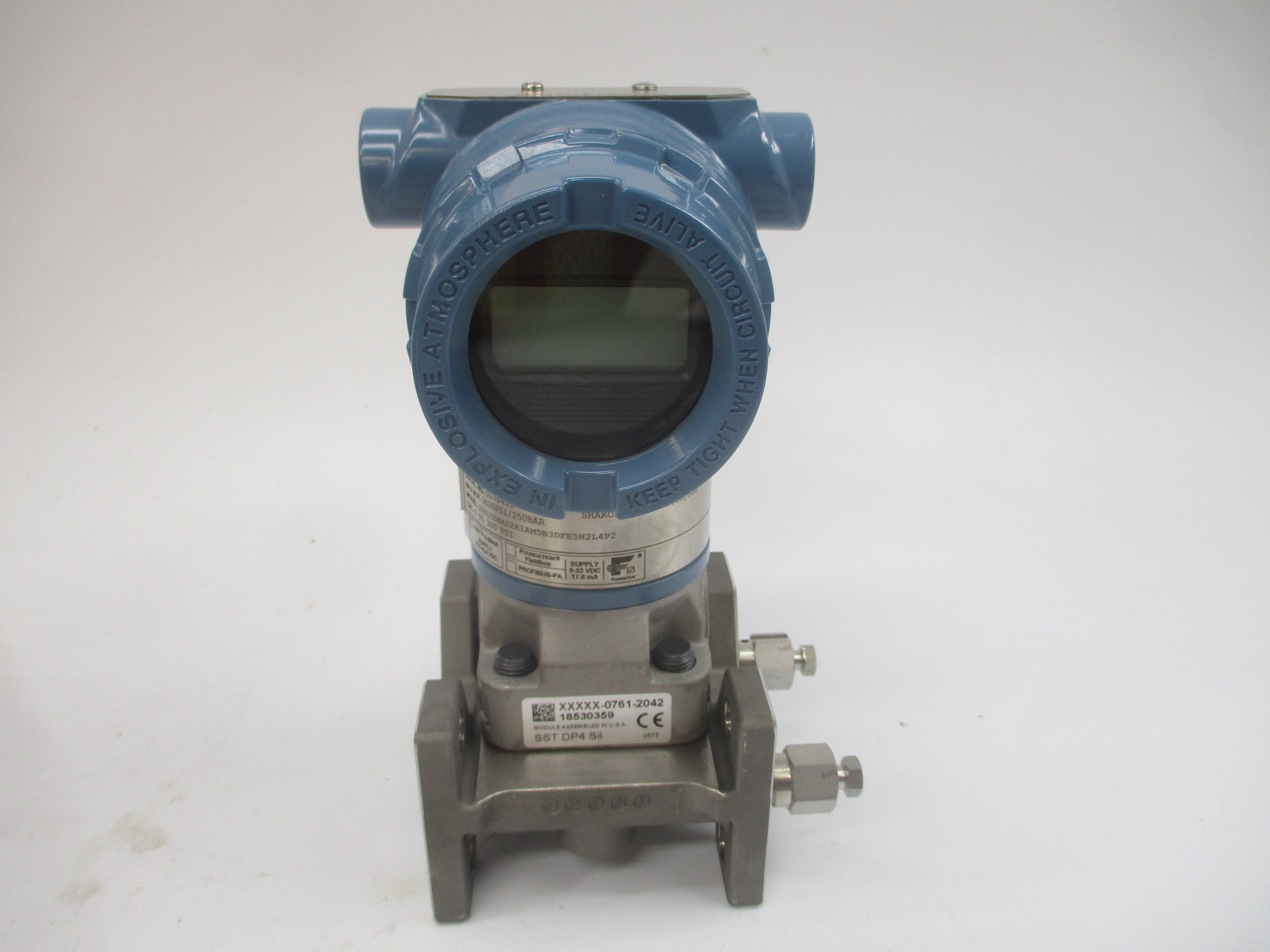 ROSEMOUNT 3051CD4A02A1AM5B3DFE5H2L4P2 10.5-42.4VDC 3626PSI NSMP