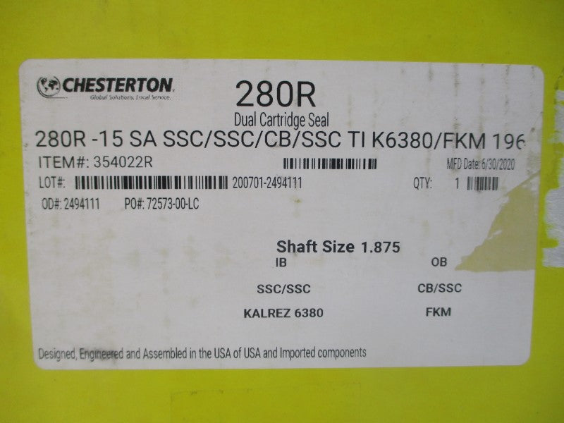 CHESTERTON 280R 280R-15 1.875" NSMP
