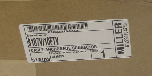 HONEYWELL MILLER 8187V/10FTV 3" NSMP