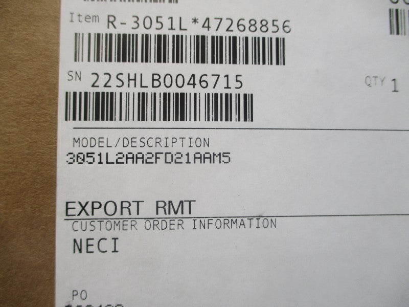 ROSEMOUNT 3051L2AA2FD21AAM5 10.5-42.4VDC 275PSI NSMP