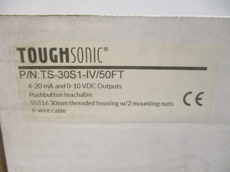 TOUGH SONIC TS-30S1-IV/50FT 10-30VDC REV. U2 NSMP