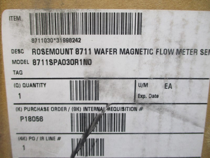 ROSEMOUNT 8711SPA030R1N0 40VDC 0.5A 740PSI NSMP