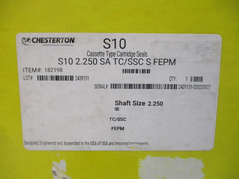 CHESTERTON S10 182198 2.250" NSMP