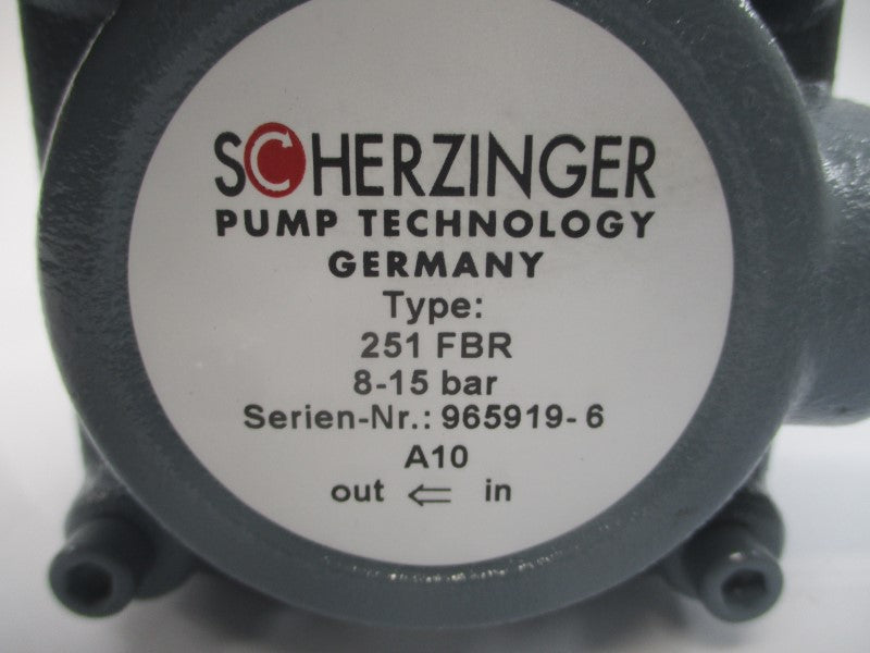 SCHERZINGER PUMP TECHNOLOGY 251FBR NSNP