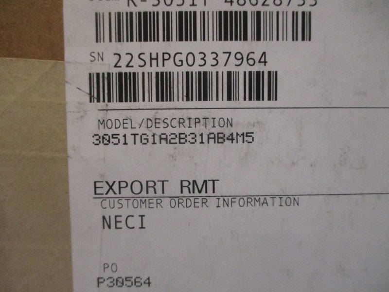 ROSEMOUNT 3051TG1A2B31AB4M5 NSFS