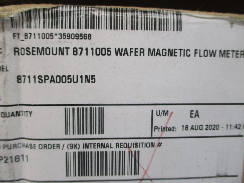ROSEMOUNT 8711SPA005U1N5 40VDC 0.5A 740PSI NSMP