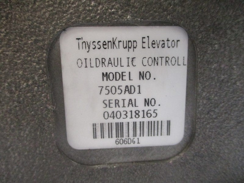 THYSSENKRUPP ELEVATOR 7505AD1 I-3 560PSI NSNP