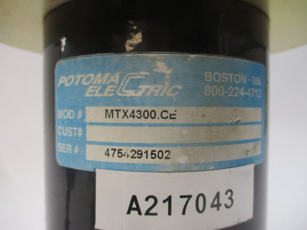 POTOMA ELECTRIC MTX4300.CE UNMP