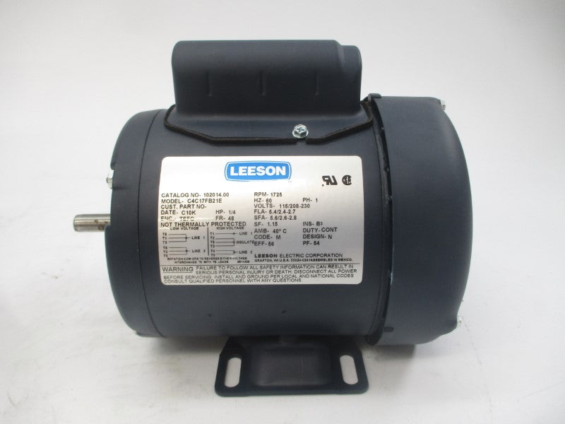 LEESON 102014.00 C4C17FB21E 115/208-230V 5.4/2.4-2.7A NSMP