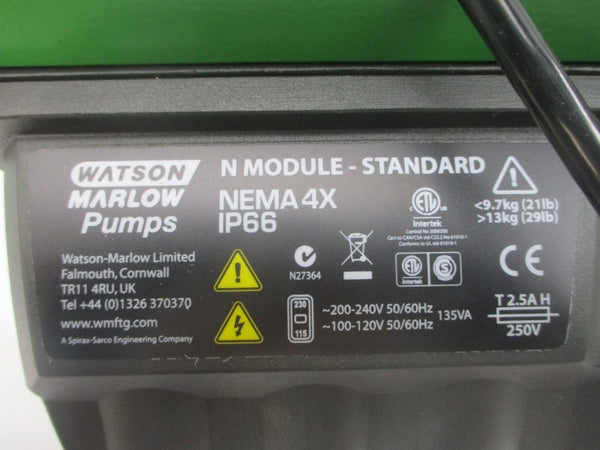 WATSON MARLOW PUMPS 050.914N.EMA 530UN/REM 200-240V 60PSI NSMP