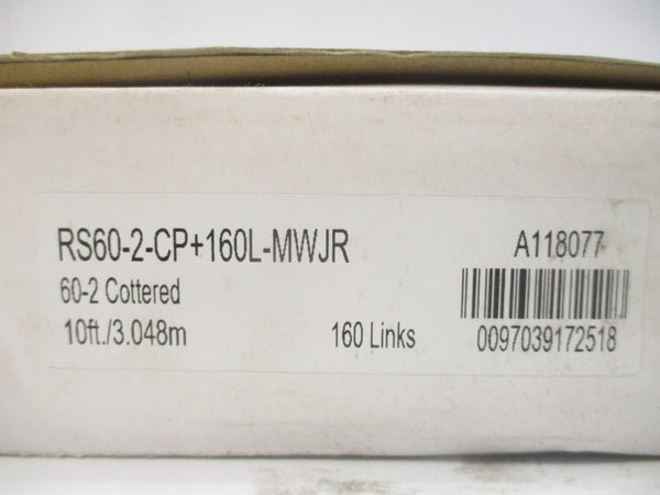 TSUBAKI RS60-2-CP+160L-MWJR 10FT NSMP