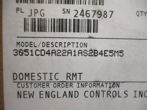 ROSEMOUNT 3051CD4A22A1AS2B4E5M5 10.5-55VDC 275PSI NSMP