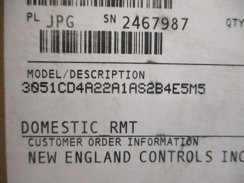 ROSEMOUNT 3051CD4A22A1AS2B4E5M5 10.5-55VDC 275PSI NSMP