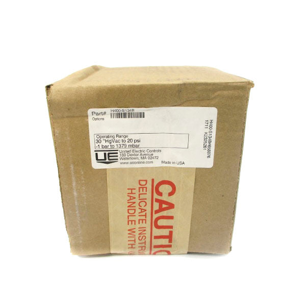 UNITED ELECTRIC H400-S134B 30"HGVAC-20PSI NSFS