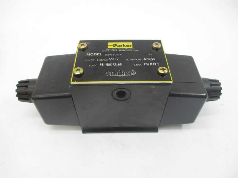 PARKER D3W8CNYC 110/120V 0.79-0.93A 1500/5000PSI NSMP