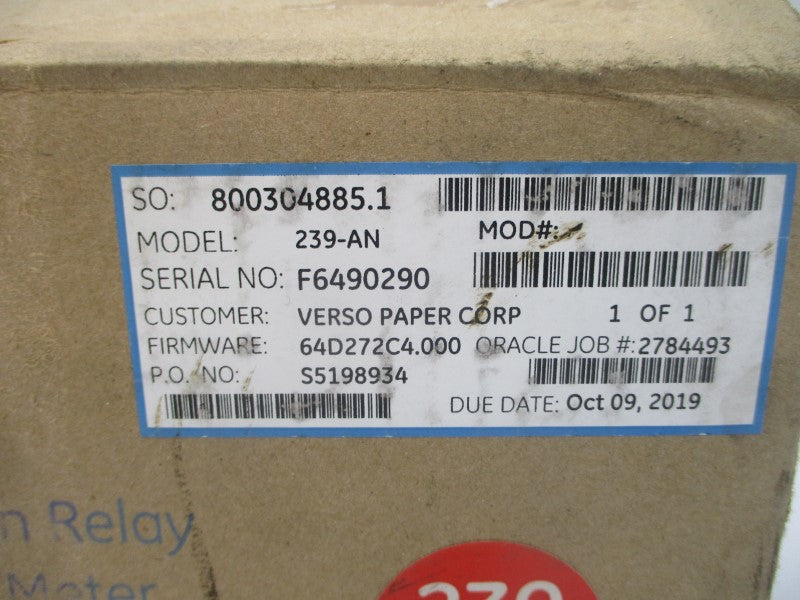 GENERAL ELECTRIC 239-AN 250VAC 10A NSMP