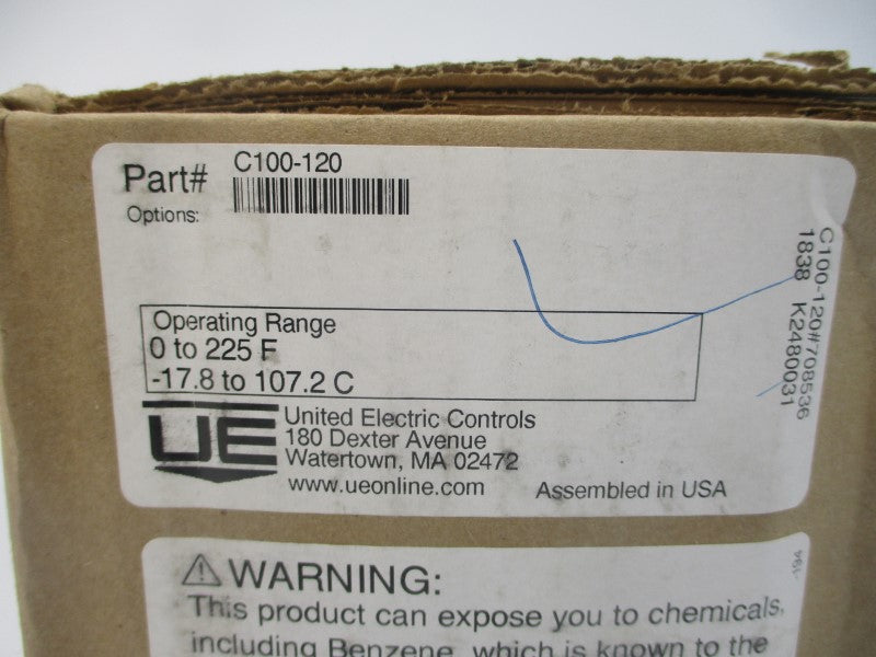 UNITED ELECTRIC C100-120 NSFS