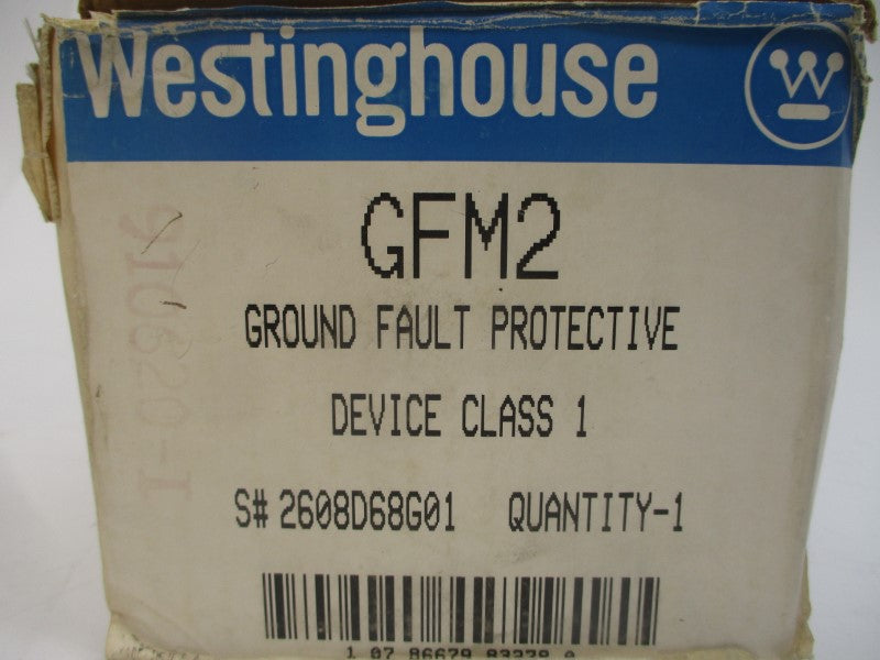 WESTINGHOUSE GFM2 2608D68G01 600V 100000A NSMP