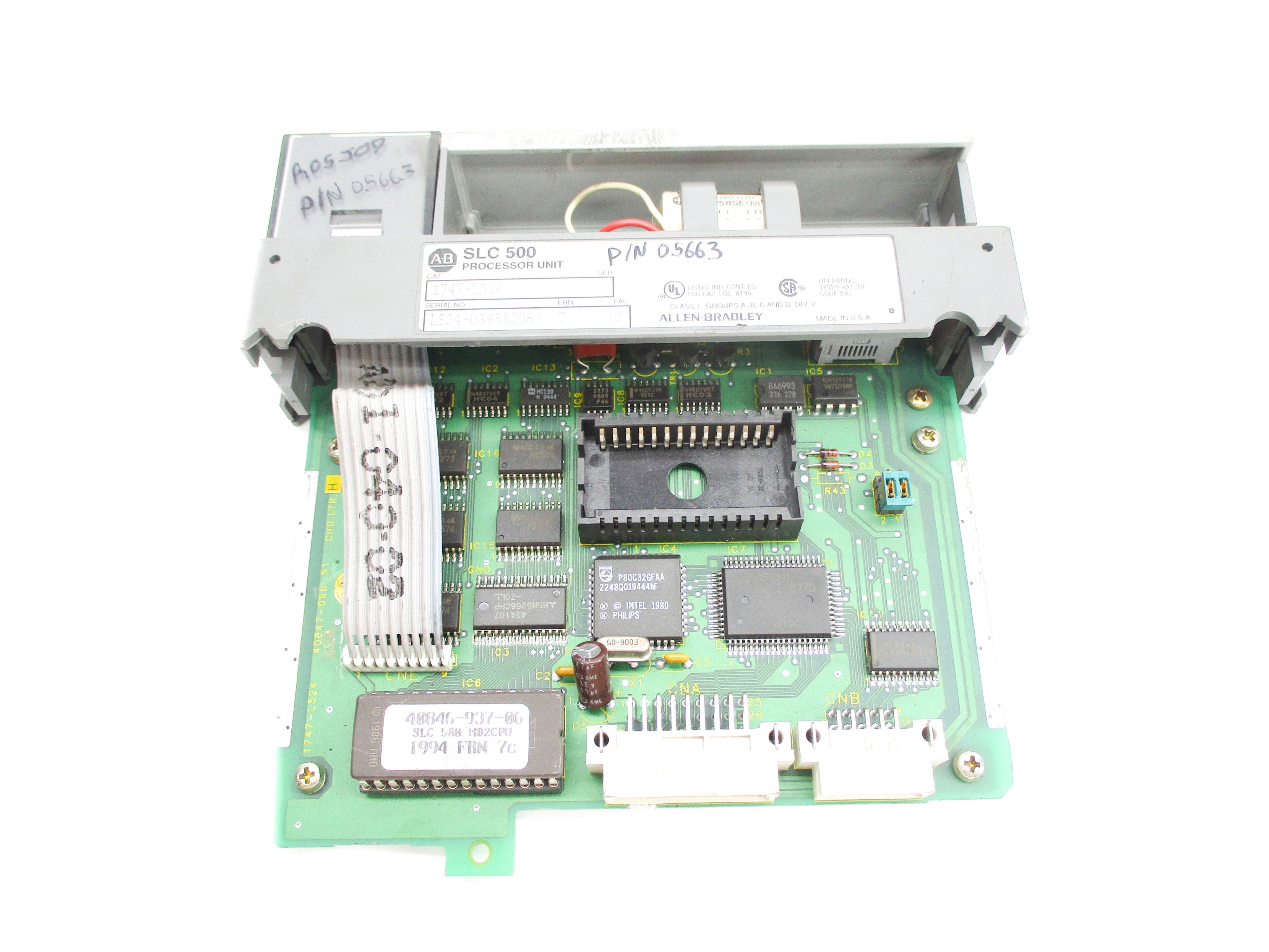 ALLEN BRADLEY 1747-L524 SER. C F/W 7 UNMP