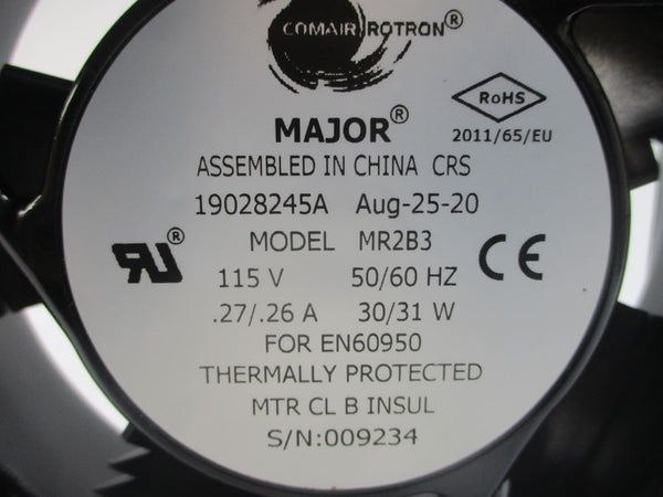 COMAIR ROTRON 19028245A MR2B3 115V .27/.26A NSMP