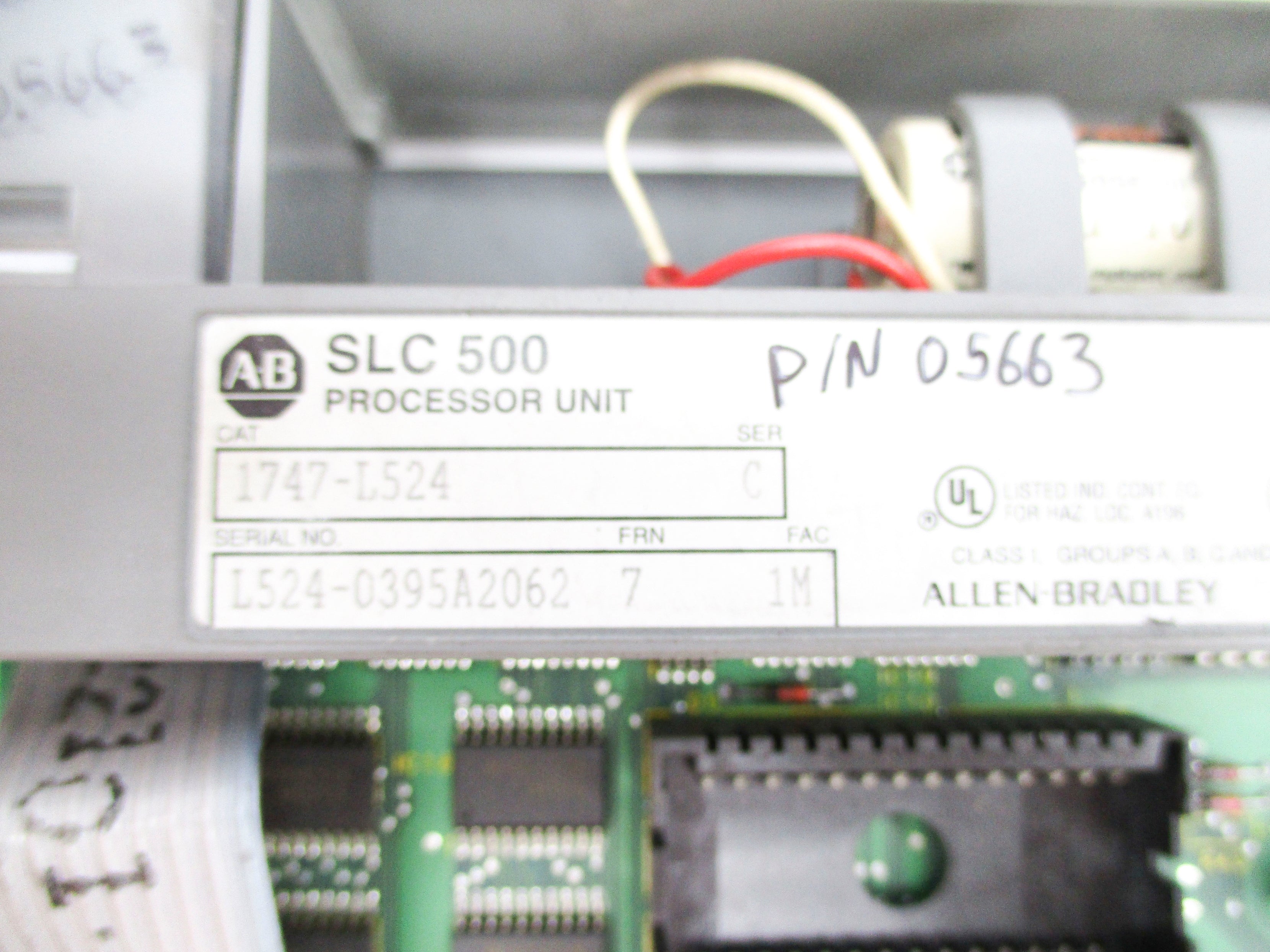 ALLEN BRADLEY 1747-L524 SER. C F/W 7 UNMP