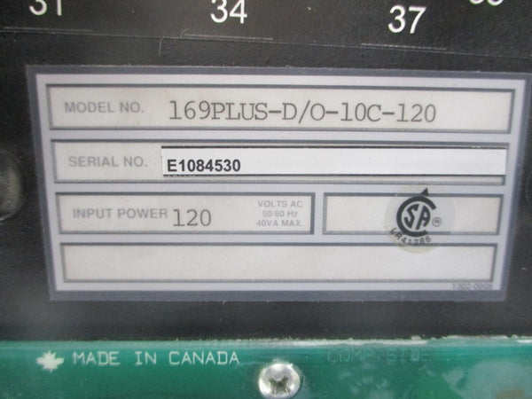 GENERAL ELECTRIC 169PLUS-D/O-10C-120 120VAC NSNP