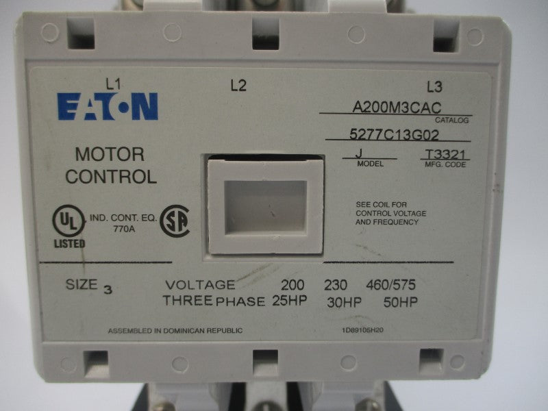 EATON A200M3CAC 110/120V 770A NSNP