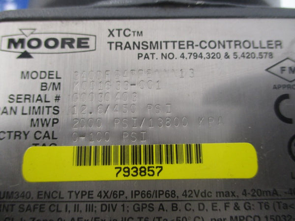 MOORE 340DFBARRBNNN13 42VDC 12.6/450PSI NSNP