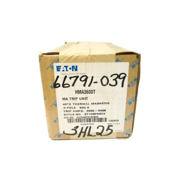 EATON HMA3600T 371D372G24 600A NSFS