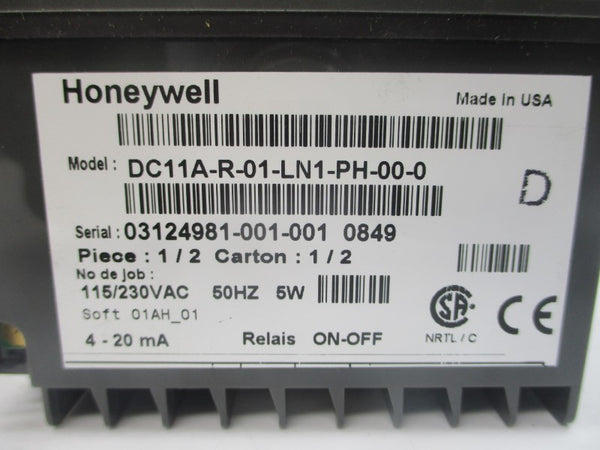 HONEYWELL DC11A-R-01-LN1-PH-00-0-0000 115/230VAC NSMP