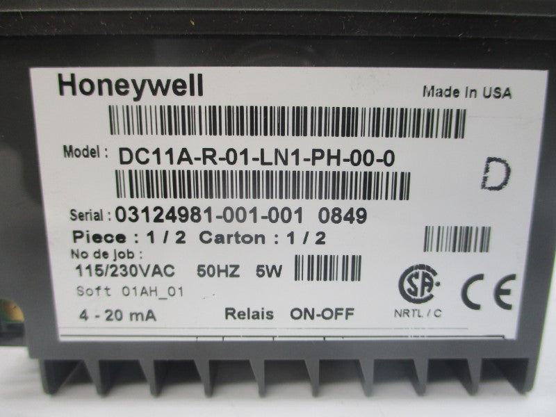 HONEYWELL DC11A-R-01-LN1-PH-00-0-0000 115/230VAC NSMP