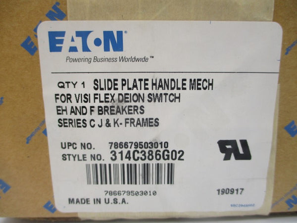EATON 786679503010 314C386G02 SER. C NSMP