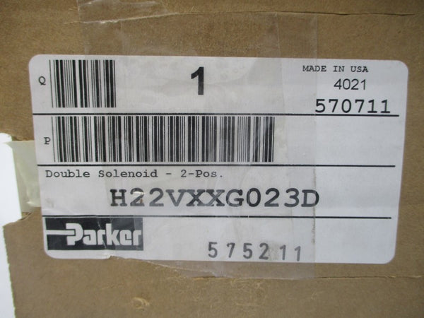 PARKER H22VXXG023D 120VAC 145PSI 1" NSMP