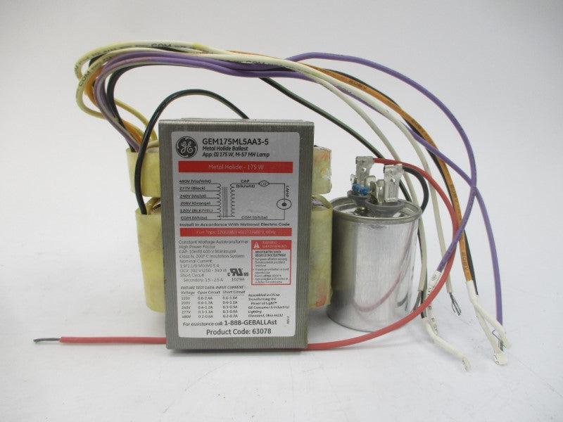 GENERAL ELECTRIC GEM175ML5AA3-5 480V 0.5A NSMP