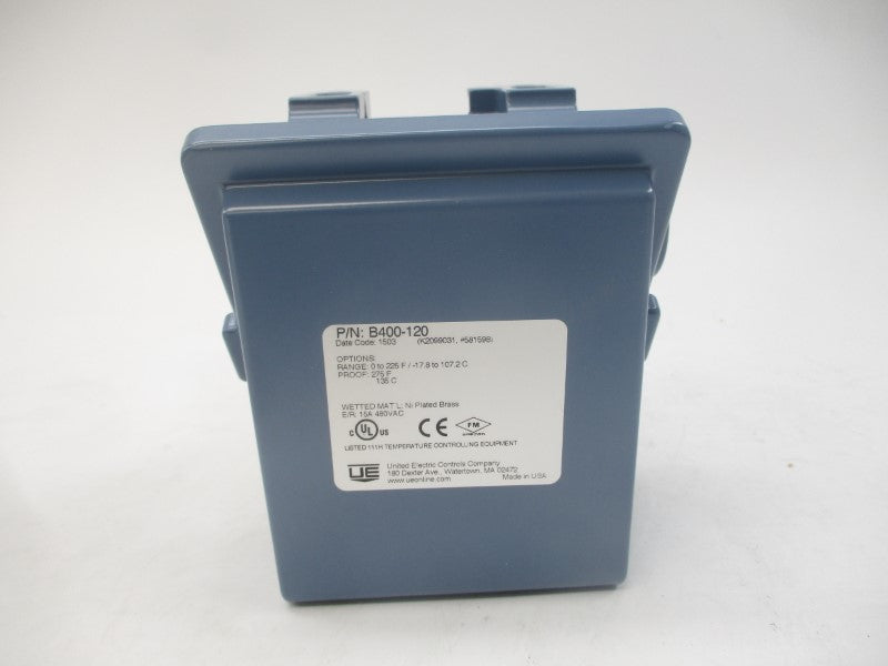 UNITED ELECTRIC CONTROLS B400-120 480VAC 15A NSMP