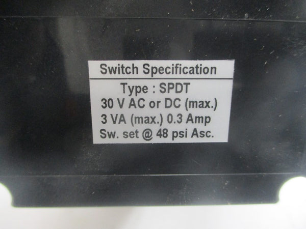 DWYER INSTRUMENTS PTGD-SC09C-SP2 30V 0.3A 400.0/6000PSI 1/4" NSMP