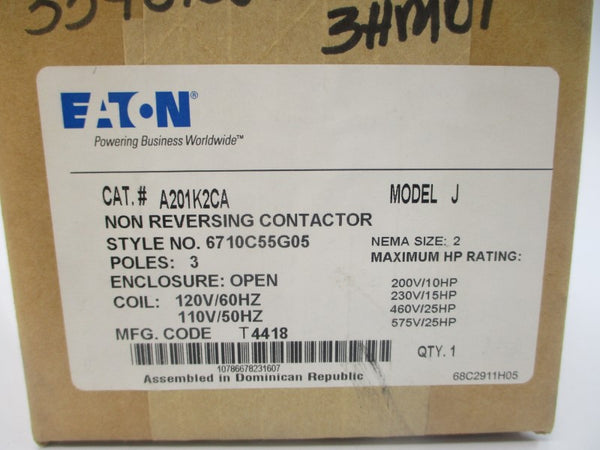 EATON A201K2CA 6710C55G05 110/120V NSFS