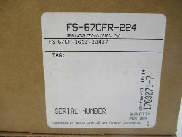 FISHER FS-67CFR-224 67CFR 0-35PSI NSMP