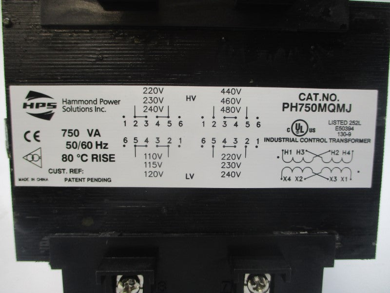 HPS PH750MQMJ 240/480V NSMP