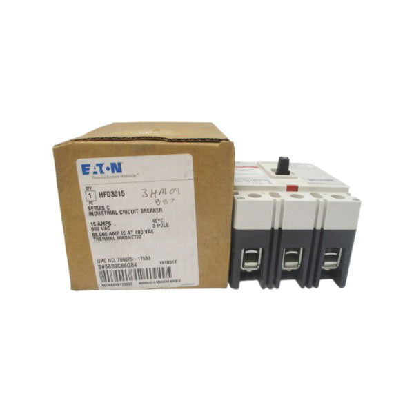 EATON HFD3015 SER. C 600VAC 15A NSMP