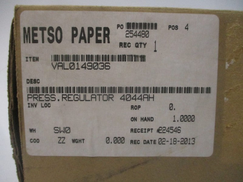 METSO VAL0149036 1-60PSI NSMP
