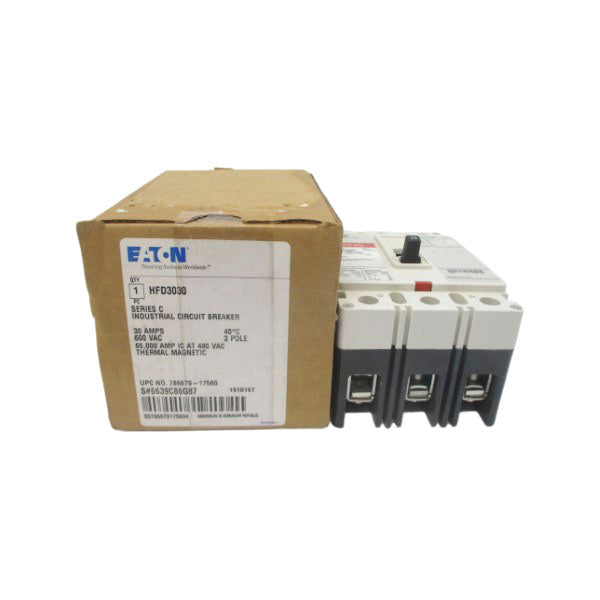 EATON HFD3030 SER. C 600VAC 30A NSMP