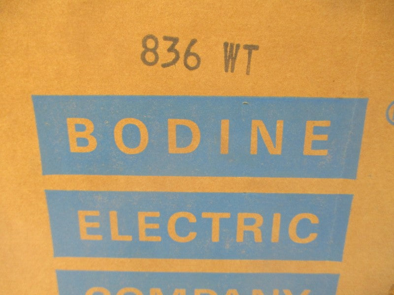 BODINE ELECTRIC 836WT 115VAC 4.2A NSMP