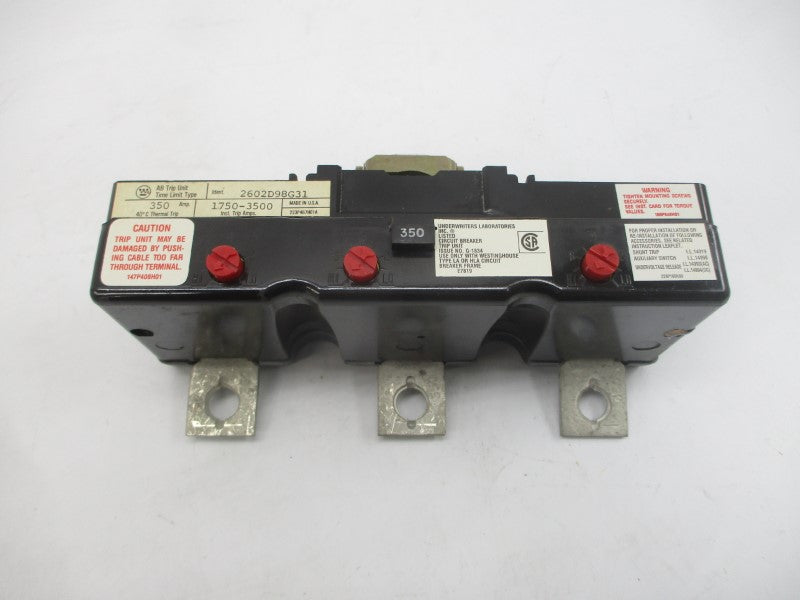 CUTLER HAMMER HLA3350T 2602D98G31 350A NSMP