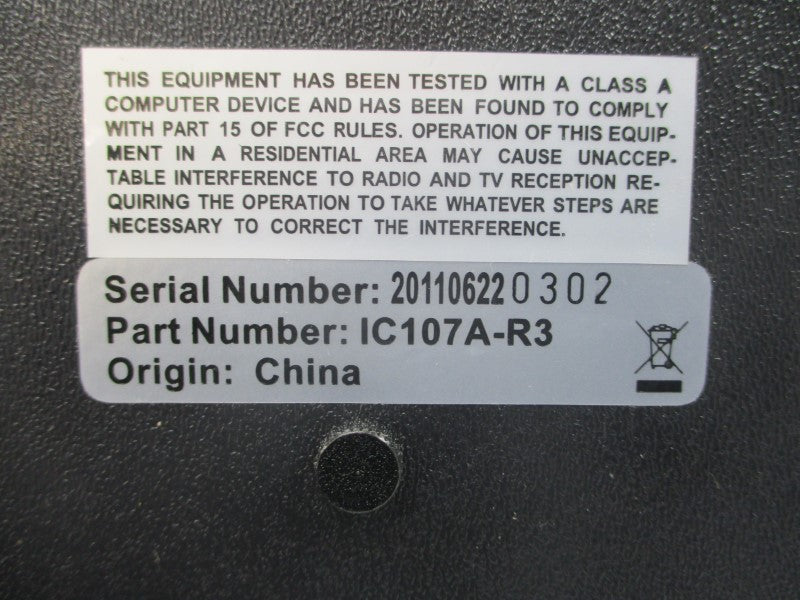 BLACK BOX IC107A-R3 NSMP