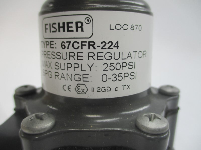 FISHER 67CFR-224 0-35PSI 1/4" NSMP