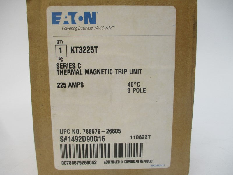EATON KT3225T SER. C 225A NSMP