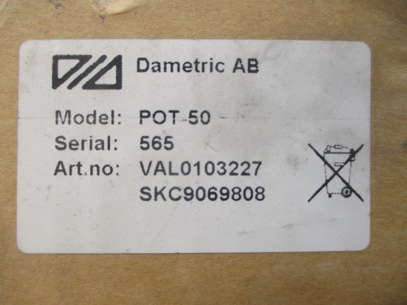 DAMETRIC AB POT-50 VAL0103227 NSMP
